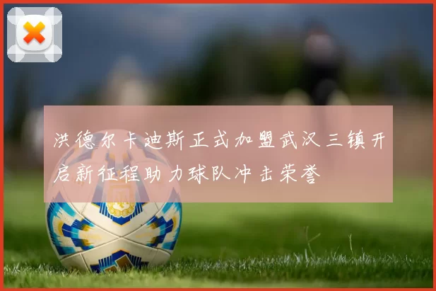 洪德尔卡迪斯正式加盟武汉三镇开启新征程助力球队冲击荣誉