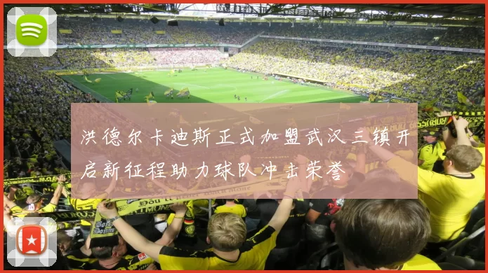 洪德尔卡迪斯正式加盟武汉三镇开启新征程助力球队冲击荣誉