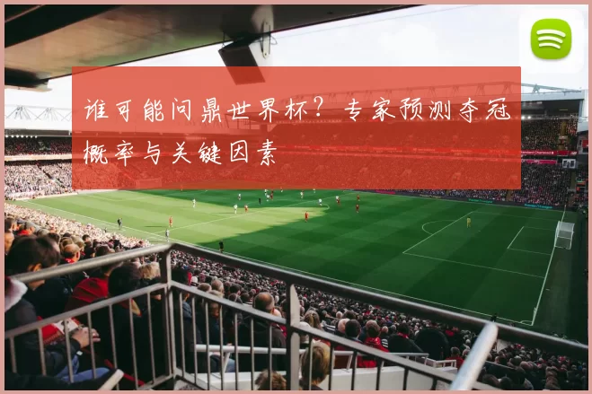 谁可能问鼎世界杯?专家预测夺冠概率与关键因素