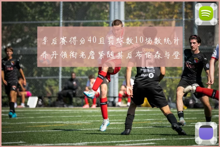 季后赛得分40且罚球数10场数统计乔丹领衔老詹紧随其后布伦森与登库并肩奋战